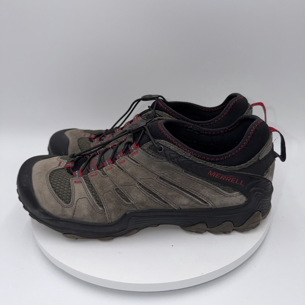Merrell Chameleon 7 Limit Stretch Hiking Shoes Mens 13 Gray Trail Sneakers